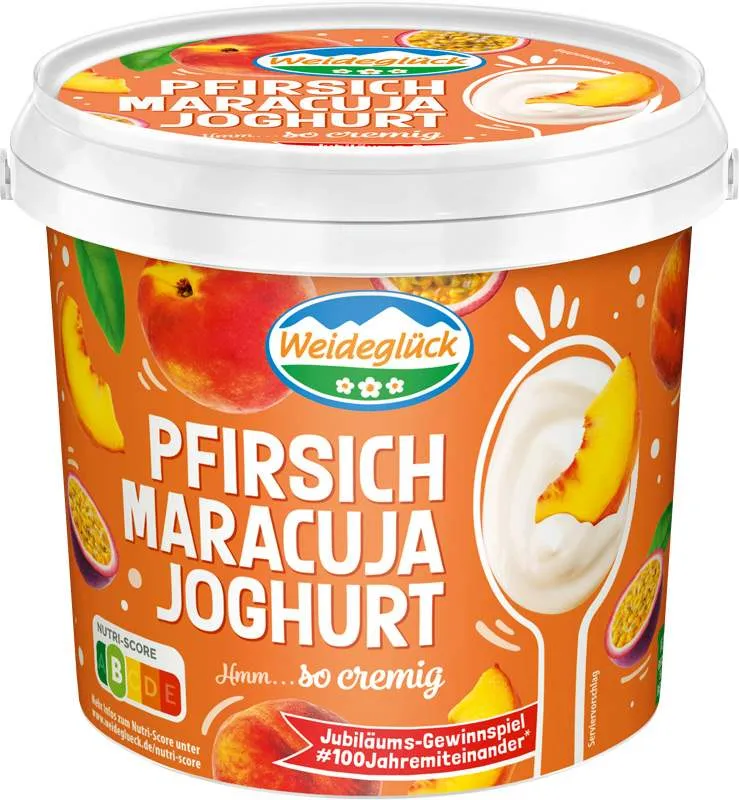 Weidegluck-Jogurt-broskev+maracuja-1kg